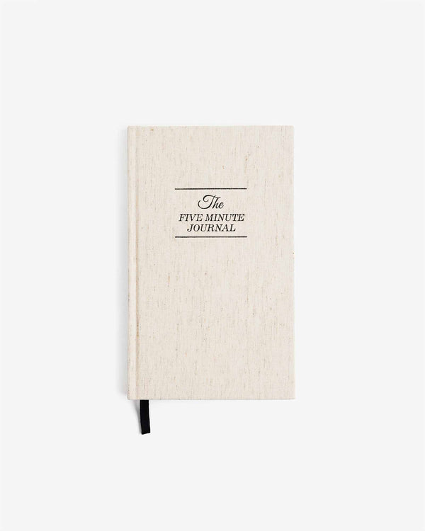 The Five Minute Journal Gratitude Journal by Intelligent Change - Original Linen – 5-minute journal - 5 minute gratitude journal