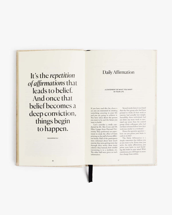 The Five Minute Journal Gratitude Journal by Intelligent Change - Original Linen