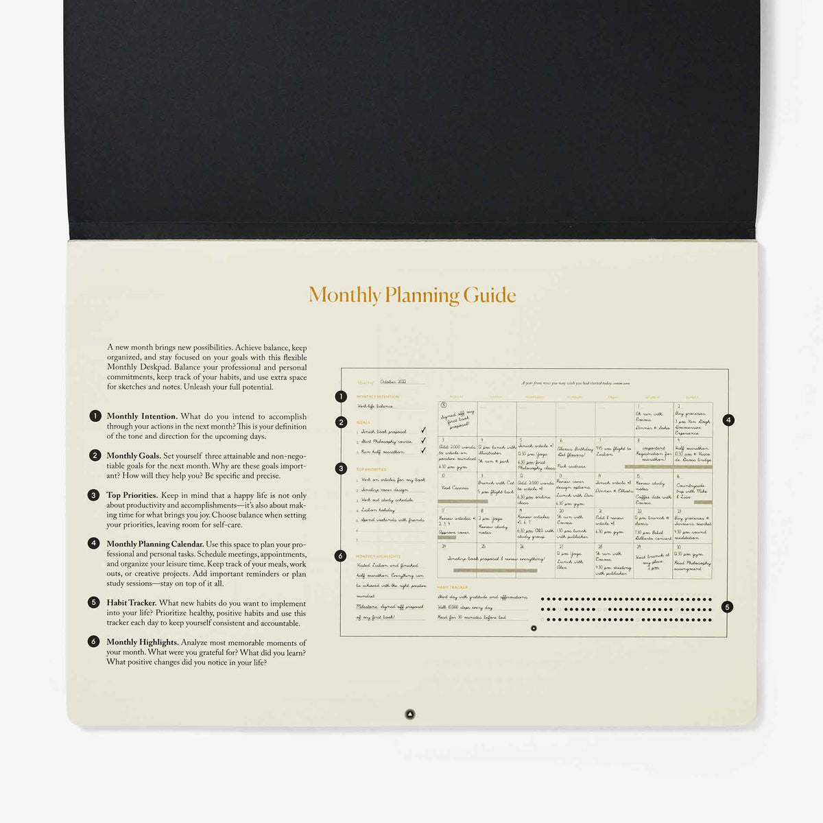 Productivity Monthly Desk Pad Intelligent Change