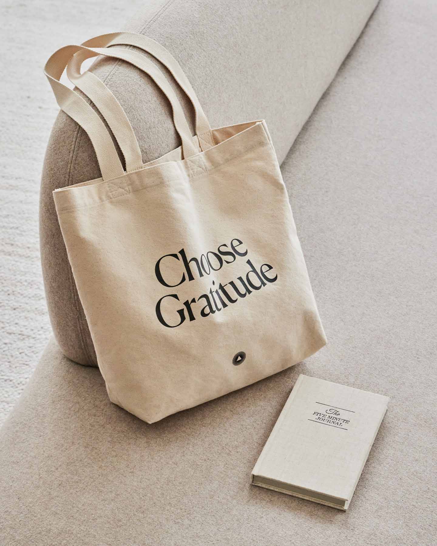 Organic Cotton Tote Bag – Choose Gratitude