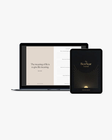 Journal essentiel de la meilleure année Noir