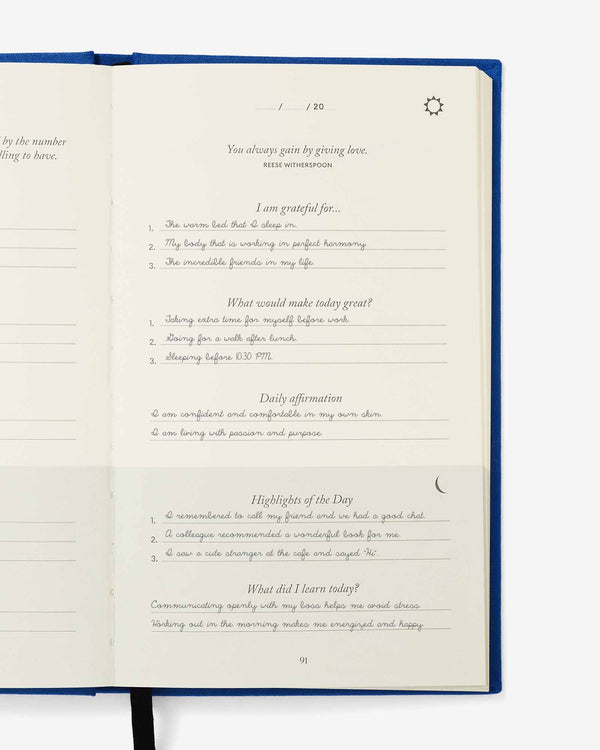 Goal Setting Gratitude Bundle - Royal Blue