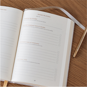Weekly reflection to keep your goals on track.
