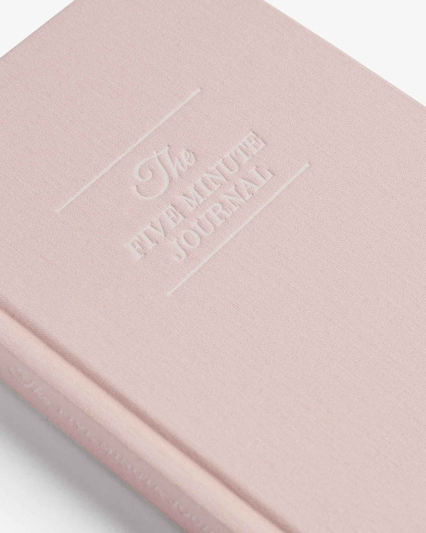 The Five Minute Journal Gratitude Journal by Intelligent Change - Blush Pink – 5-minute journal - 5 minute gratitude journal