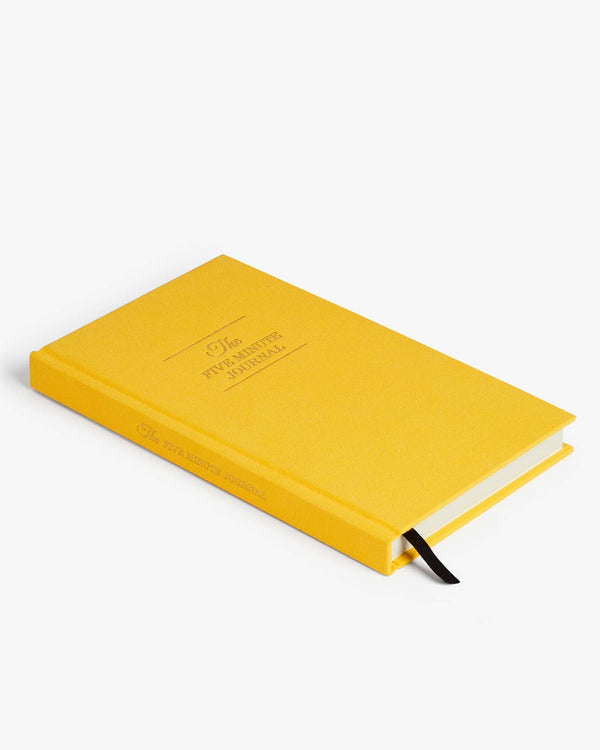 The Five Minute Journal Gratitude Journal by Intelligent Change - Sunshine Yellow – 5-minute journal - 5 minute gratitude journal