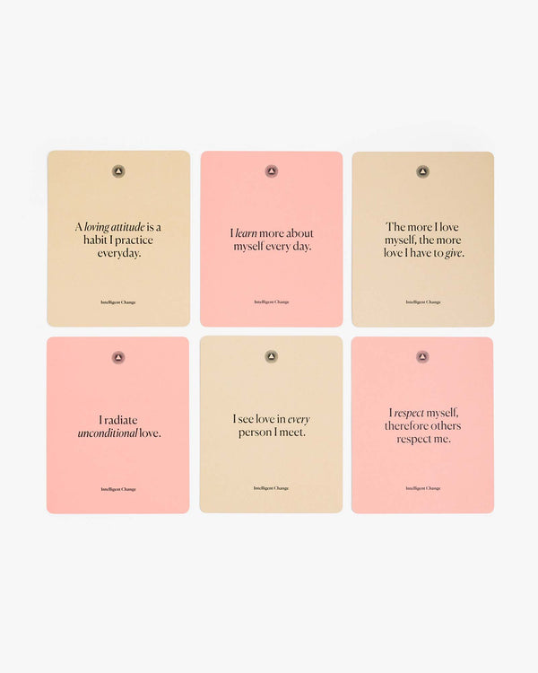 Mindful affirmations for love and conversation card games. Spark meaningful conversations around love and connect on a more passionate level with your partner. The Spark Romance bundle, which includes Mindful Affirmations Love & Relationships and Let’s Get Closer Couples Edition game, have been specifically designed to inspire you and your partner to strengthen your romantic relationship and enhance intimacy.