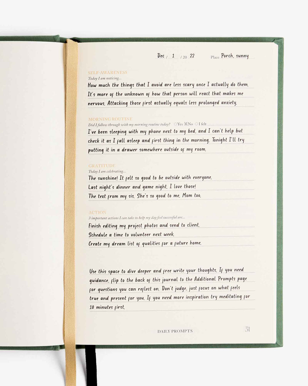Notes to Mindfulness Journal | Intelligent Change x Chelsea Kauai