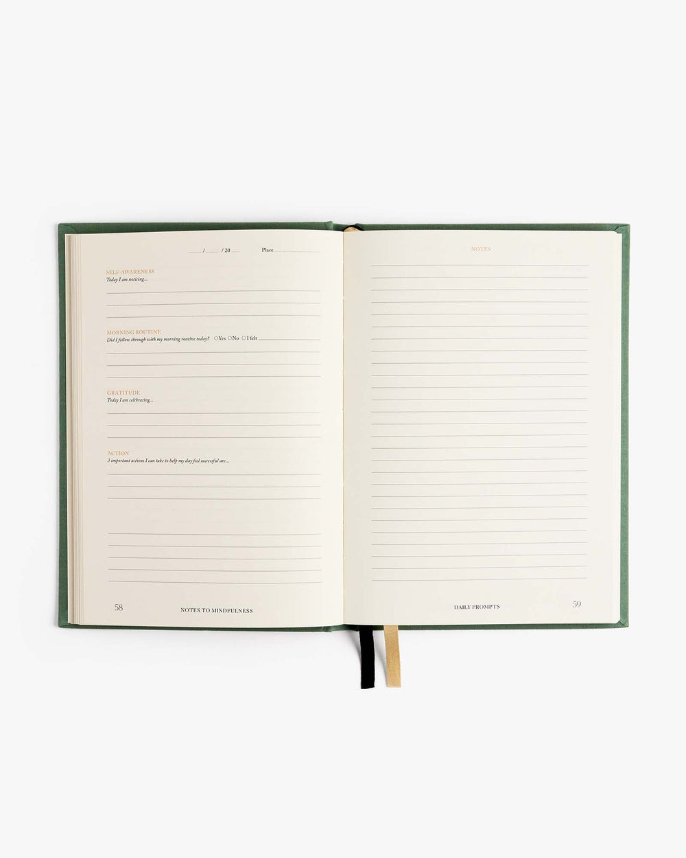 Notes to Mindfulness Journal | Intelligent Change x Chelsea Kauai