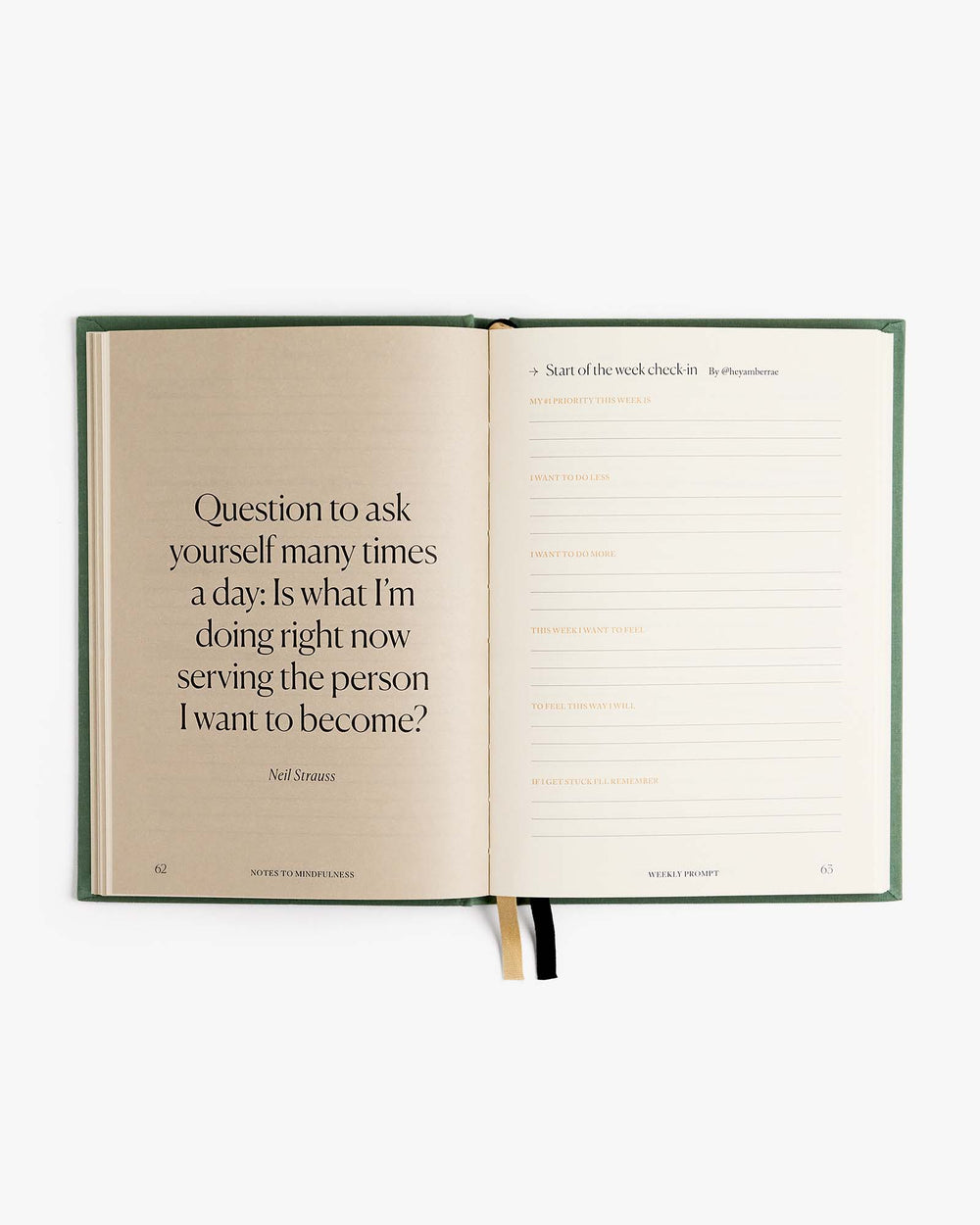 Notes to Mindfulness Journal | Intelligent Change x Chelsea Kauai