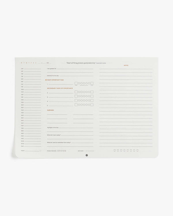 daily productivity desk padd organizer planner planning calendar office desk organizer intelligent change