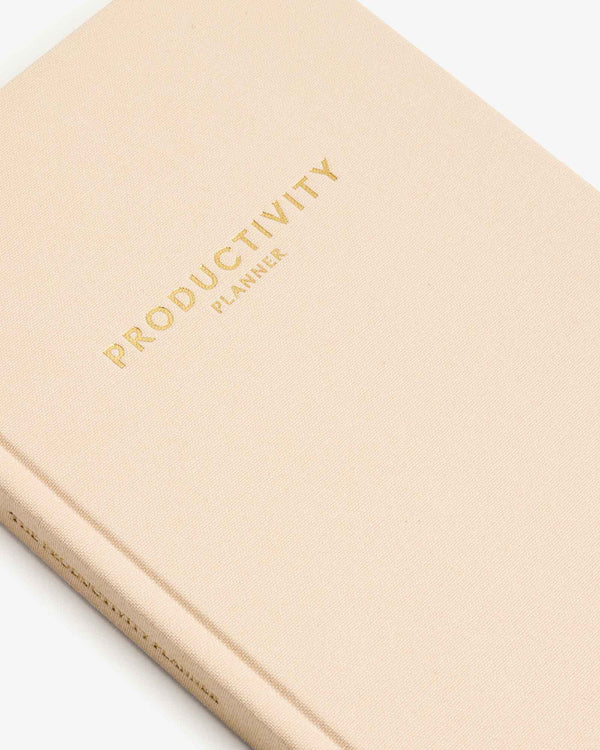 Productivity Planner Guided Structure Daily Planner to increase productivity stop procrastination and get more done in less time. Productivity journal - Beige