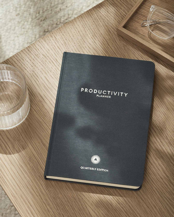 Quarterly productivity planner, journal for productive success, entrepreneur to-do list, quarterly goals planner by Intelligent Change
