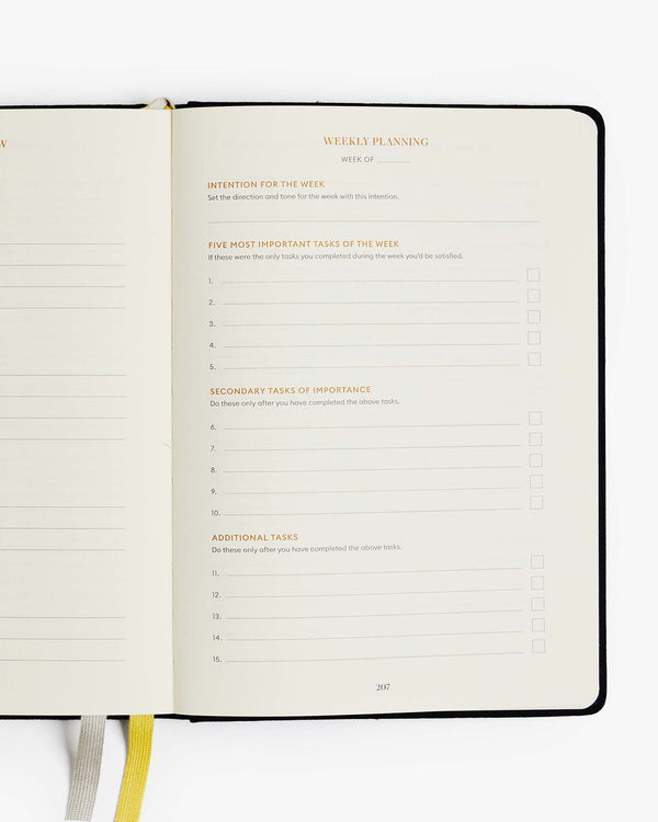 Productivity Planner by Intelligent Change, journal for entrepreneurs to beat procrastination and get more done in less time